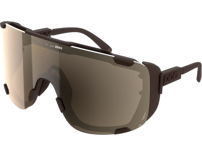 POC Devour Ultra Sunglasses in Bronzite Brown/Clarity Trail/Partly Sunny Silver