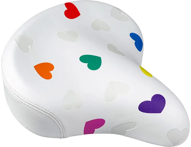Balfes Bikes Trek Electra Heartchya Cruiser Bike Saddle 222mm x 228mm in White | Free postage over £30, £10 off first order, price match & 0% finance.