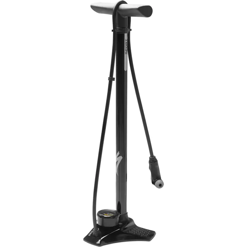 Balfes Bikes Specialized Air Tool Sport SwitchHitter II Floor Pump in Black | Free postage over £30, £10 off first order, price match & 0% finance.
