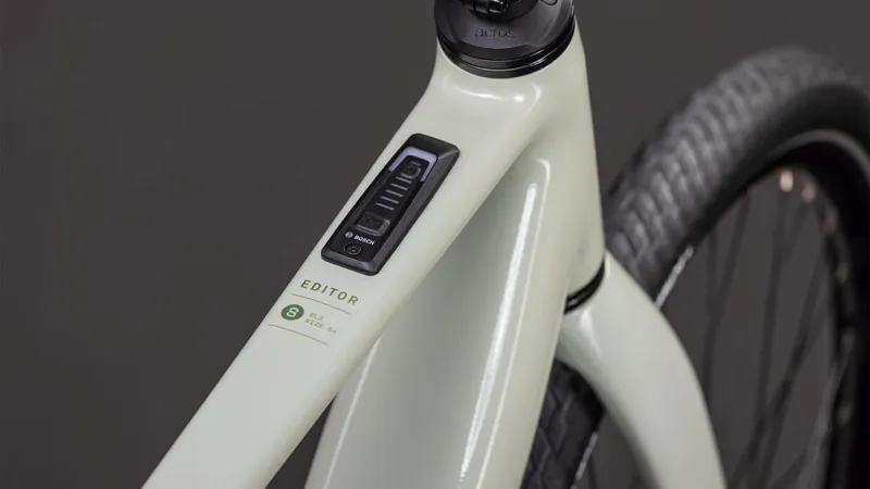 Cube Editor Hybrid Slx 400x Electric Hybrid Bike 2026 in Reedbeige/Chrome-1