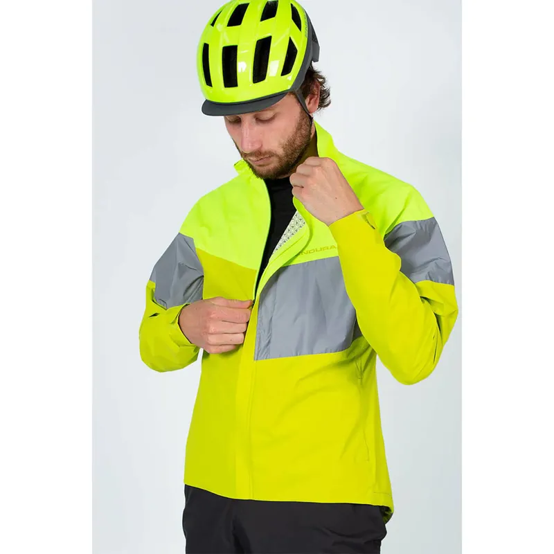 Endura Urban Luminite Jacket II in Hi-Viz Yellow-2