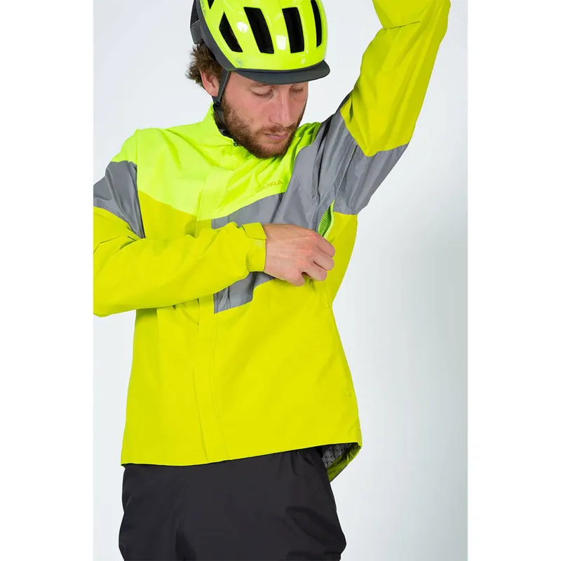 Endura Urban Luminite Jacket II in Hi-Viz Yellow-3