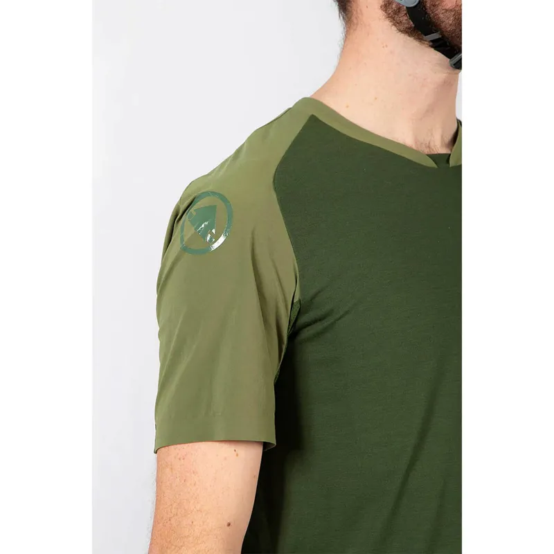 Endura GV500 Foyle T Shirt in Olive Green -4