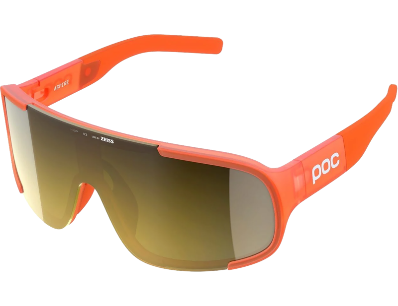 Balfes Bikes POC Aspire Mid in Fluo. Orange Translucent/Clarity Road/Partly Sunny Gold | Free postage over £30, £10 off first order, price match & 0% finance.