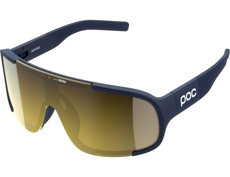 POC Aspire Sunglasses in Apatite Navy/Clarity Road/Partly Sunny Gold