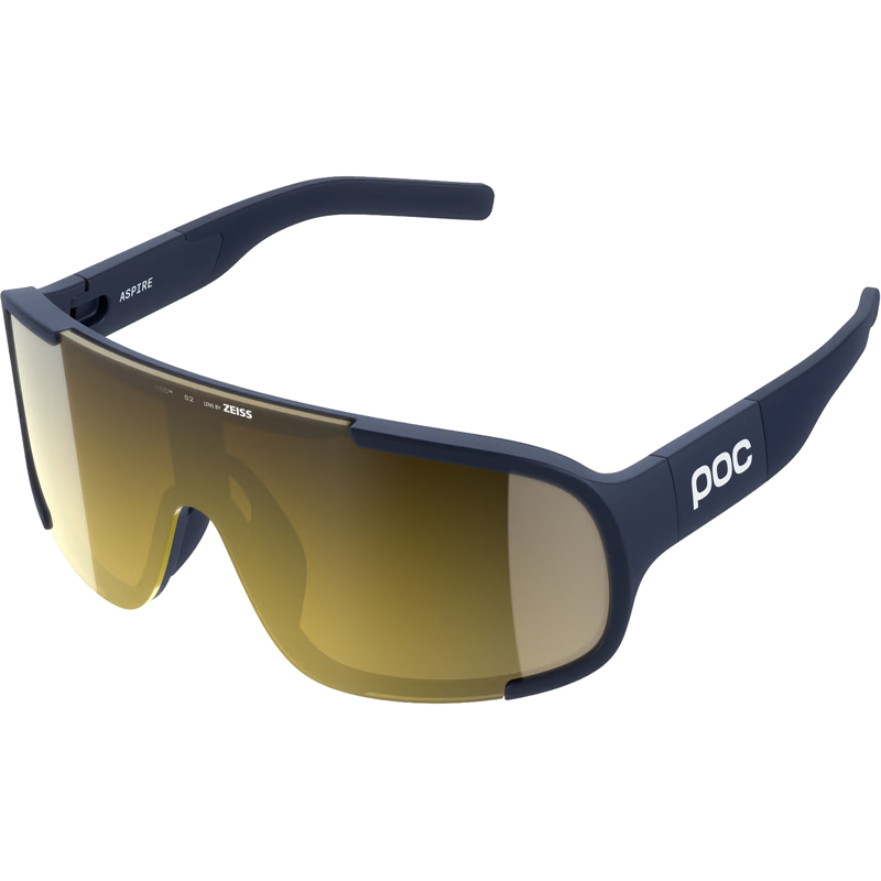 Balfes Bikes POC Aspire Sunglasses in Apatite Navy/Clarity Road/Partly Sunny Gold | Free postage over £30, £10 off first order, price match & 0% finance.