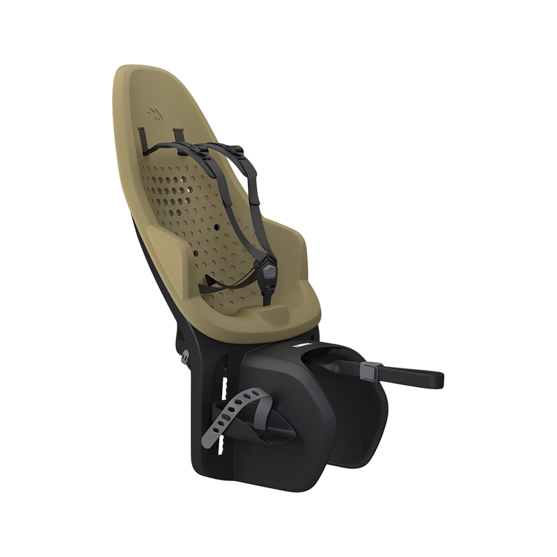 Balfes Bikes Thule Yepp 2 Maxi Rack Mount Rear Child Seat in Fennel Tan | Free postage over £30, £10 off first order, price match & 0% finance.