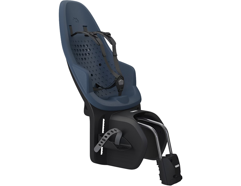 Balfes Bikes Thule Yepp 2 Maxi Seat Tube Mount Rear Child Seat in Majolica Blue | Free postage over £30, £10 off first order, price match & 0% finance.
