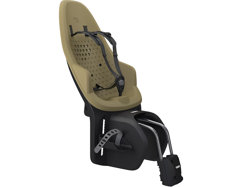 Balfes Bikes Thule Yepp 2 Maxi Seat Tube Mount Rear Child Seat in Fennel Tan | Free postage over £30, £10 off first order, price match & 0% finance.