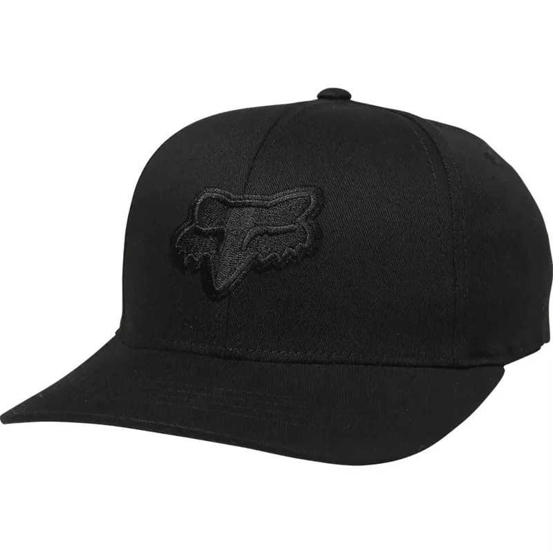Fox Racing Kid's Legacy Flexfit Hat in Black/Black