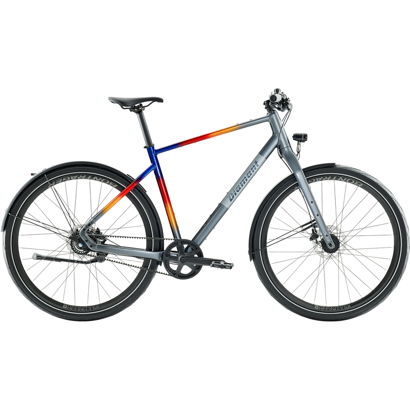 Balfes Bikes Diamant 141 700c Hybrid Bike 2027 in Magnetitgrau Metallic | Free postage over £30, £10 off first order, price match & 0% finance.