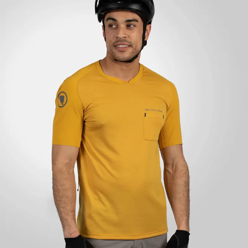Endura GV500 Foyle T Shirt in Mustard-2