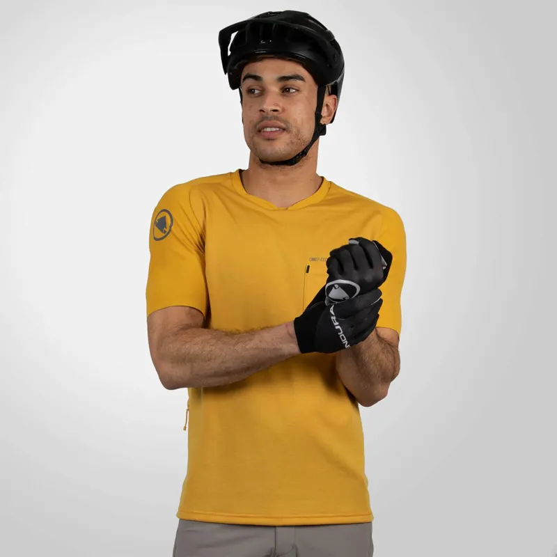 Endura GV500 Foyle T Shirt in Mustard-4