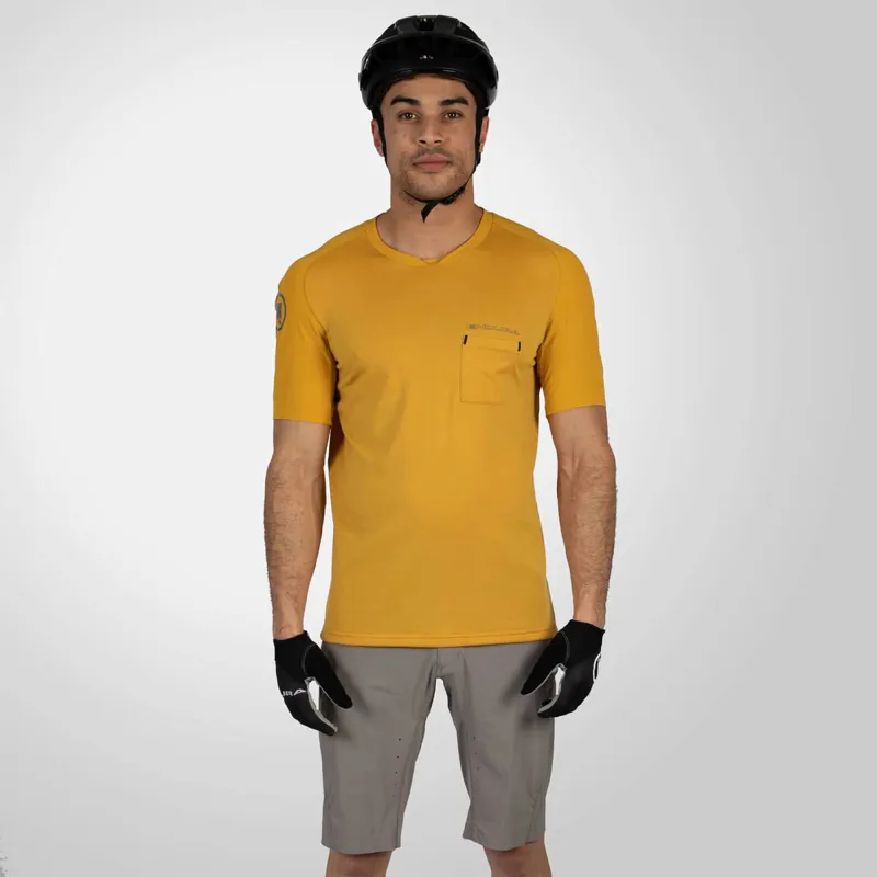 Endura GV500 Foyle T Shirt in Mustard-3