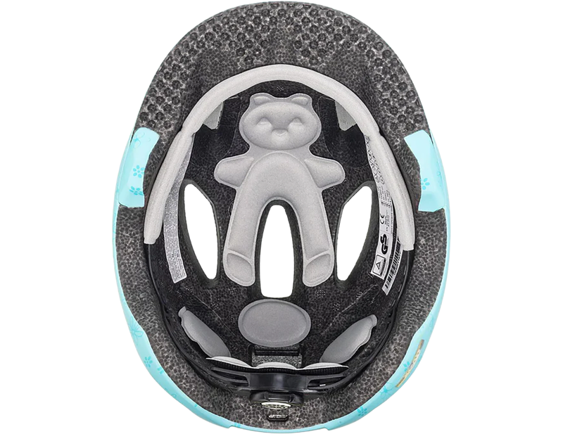 Uvex Oyo Kids Helmet in Flowers Cyan Matt-5