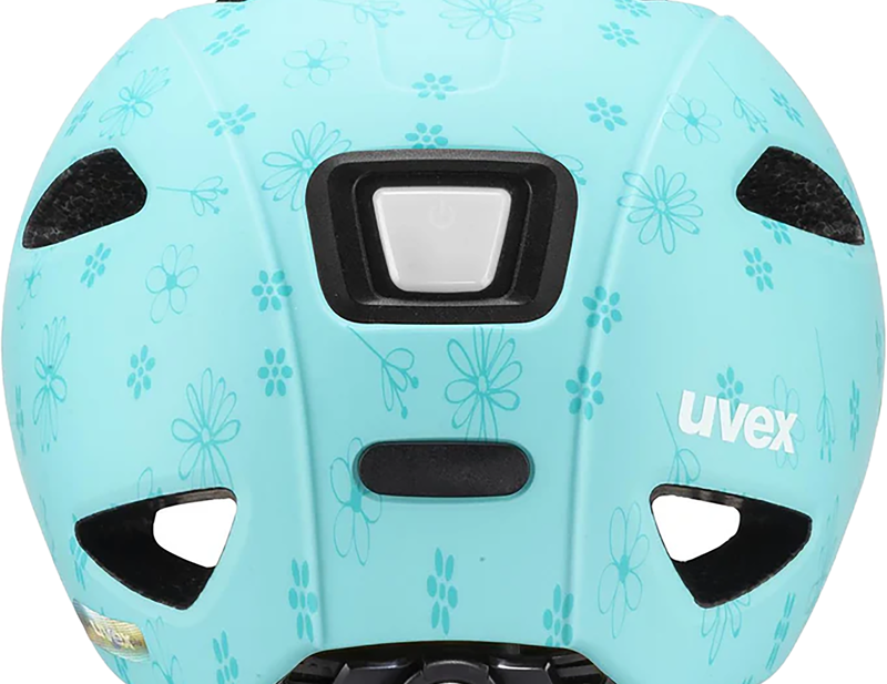 Uvex Oyo Kids Helmet in Flowers Cyan Matt-3