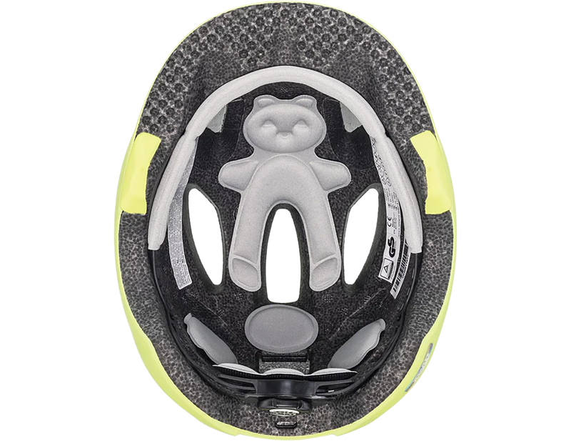 Uvex Oyo Kids Helmet in Neon Yellow-Moss Green Matt-5