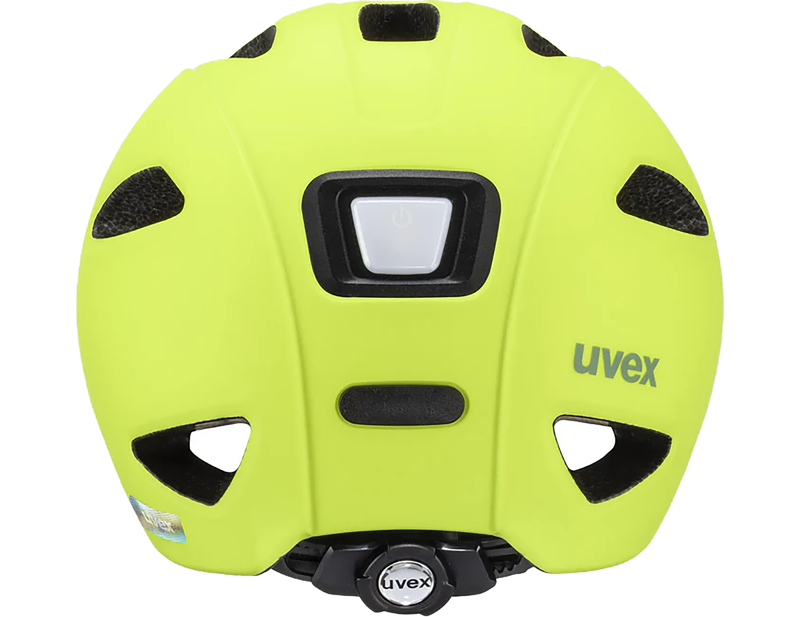 Uvex Oyo Kids Helmet in Neon Yellow-Moss Green Matt-3