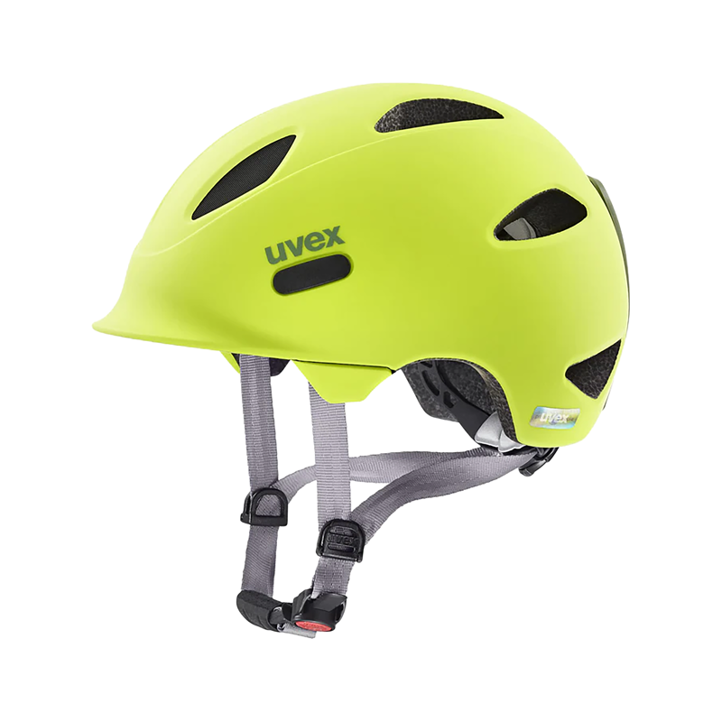 Balfes Bikes Uvex Oyo Kids Helmet in Neon Yellow-Moss Green Matt | Free postage over £30, £10 off first order, price match & 0% finance.