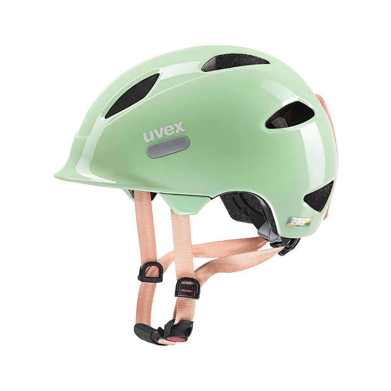 Balfes Bikes Uvex Oyo Kids Helmet in Mint-Peach | Free postage over £30, £10 off first order, price match & 0% finance.