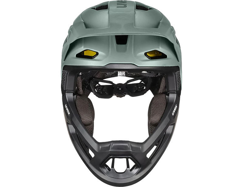 Uvex Revolt MIPS in Moss Green-Black Matt-1
