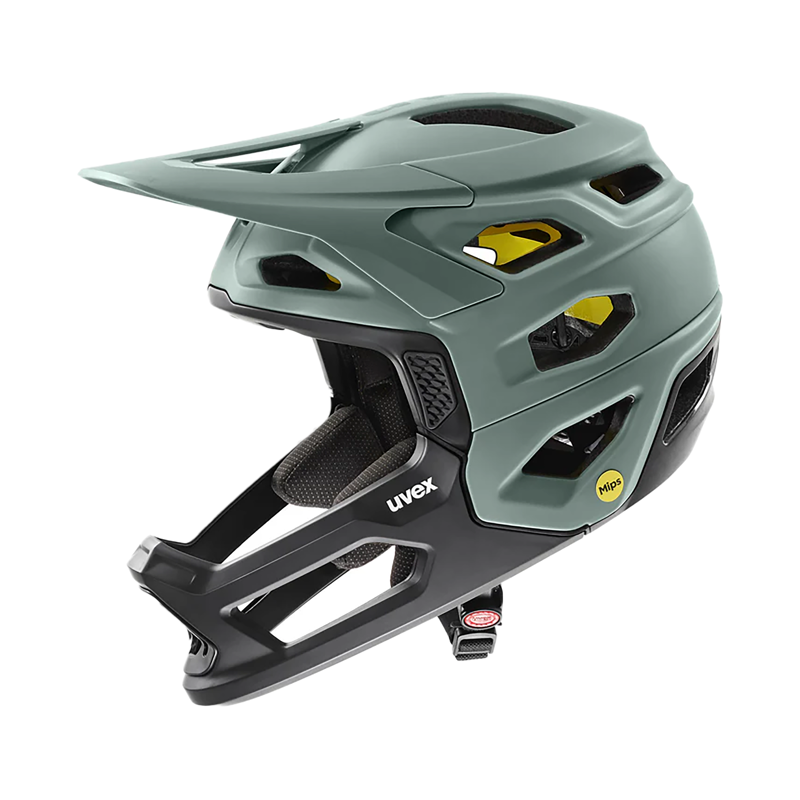 Balfes Bikes Uvex Revolt MIPS in Moss Green-Black Matt | Free postage over £30, £10 off first order, price match & 0% finance.