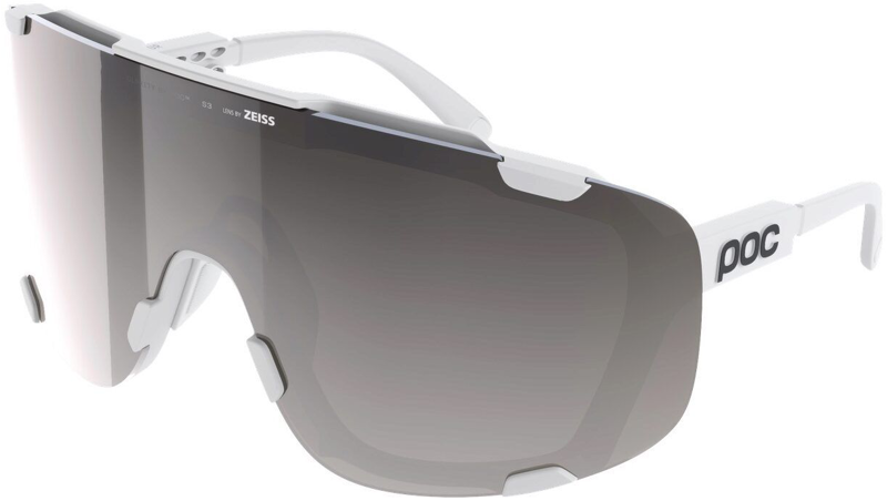Balfes Bikes POC Devour WF + in Hydrogen White/Clarity Trail /Partly Sunny Silver | Free postage over £30, £10 off first order, price match & 0% finance.