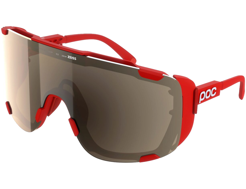 Balfes Bikes POC Devour + in Prismane Red/Clarity Road/Partly Sunny Gold | Free postage over £30, £10 off first order, price match & 0% finance.