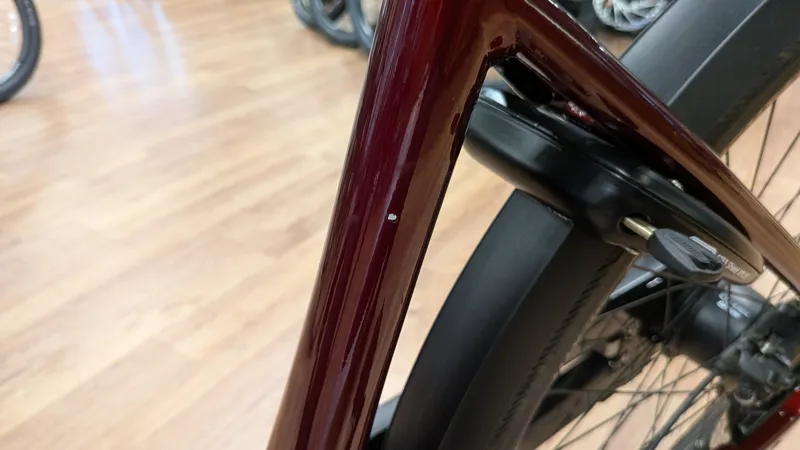 EX DEMO Cube Supreme Hybrid Pro 625 Electric Hybrid Bike XXS 2025 in Red/Black-1