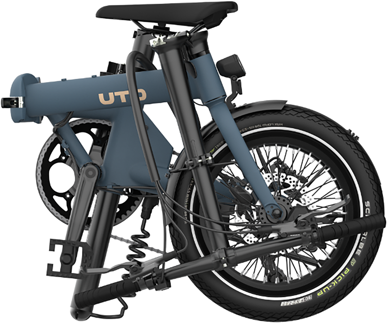 UTO Morning OG16 Electric Bike in Ocean Blue-1