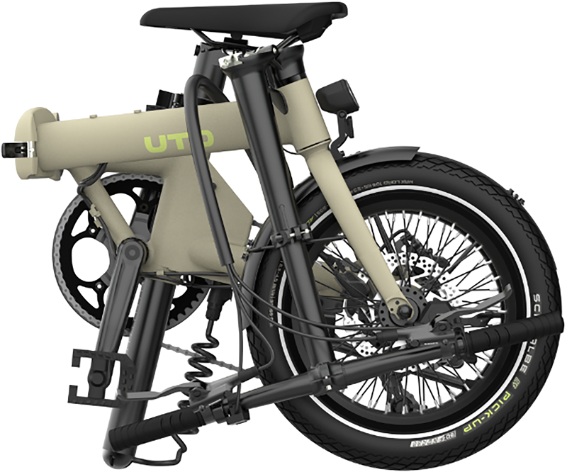 UTO Morning OG16 Electric Folding Bike 2027 in Desert Sand-2
