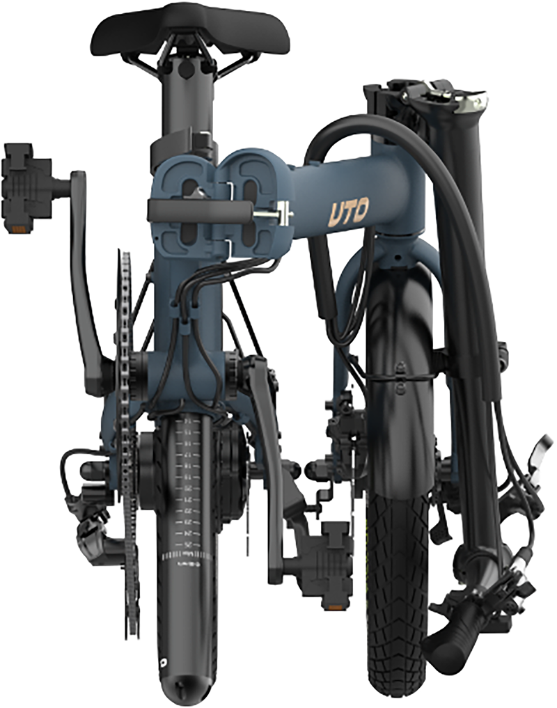 UTO Morning OG16 Electric Bike in Ocean Blue-2