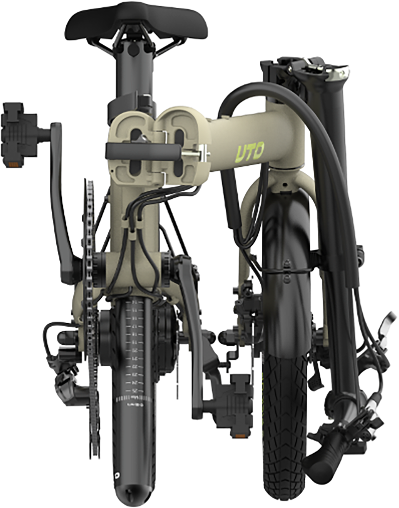 UTO Morning OG16 Electric Folding Bike 2027 in Desert Sand-1