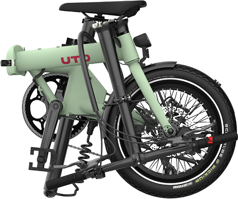 UTO Morning OG16 Electric Folding Bike 2027 in Sage Green-2
