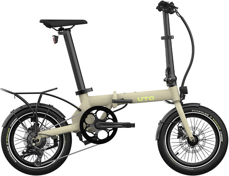 UTO Morning OG16 Electric Folding Bike 2027 in Desert Sand