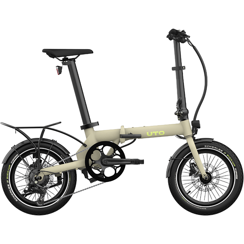 Balfes Bikes Uto UTO Morning OG16 Electric Folding Bike 2027 in Desert Sand | Free postage over £30, £10 off first order, price match & 0% finance.