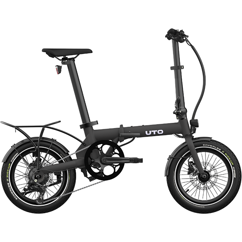 Balfes Bikes Uto UTO Morning OG16 Electric Folding Bike 2027 in Onyx Black | Free postage over £30, £10 off first order, price match & 0% finance.