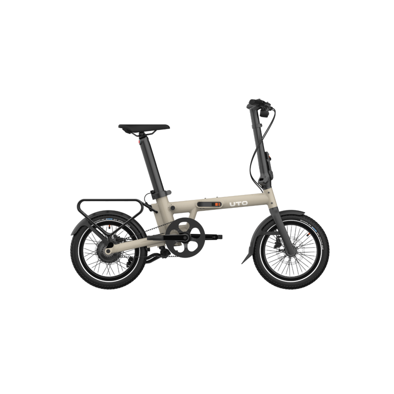 Balfes Bikes Uto UTO Afternoon PRO20 Electric Folding Bike 2027 in Satin Taupe | Free postage over £30, £10 off first order, price match & 0% finance.