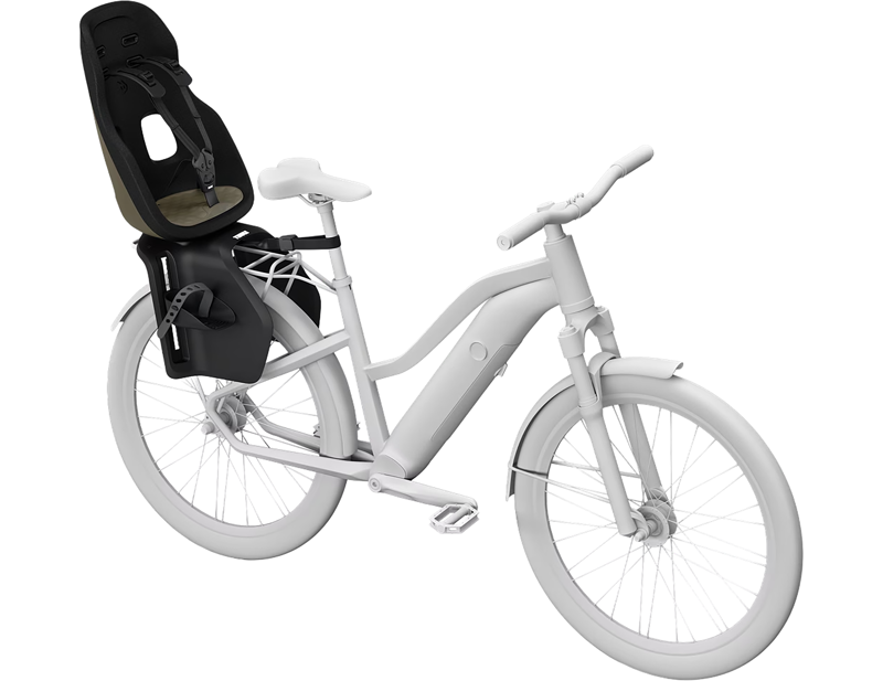 Thule Yepp Nexxt 2 Maxi Rack Mount Child Seat in Deep Khaki-3