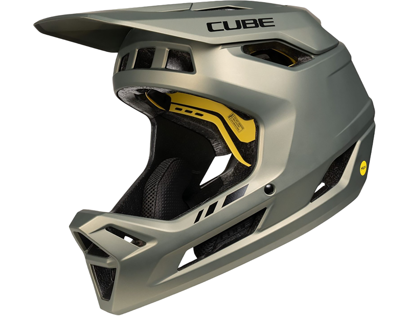 Cube Descender Full Face MIPS Helmet in Reed Green
