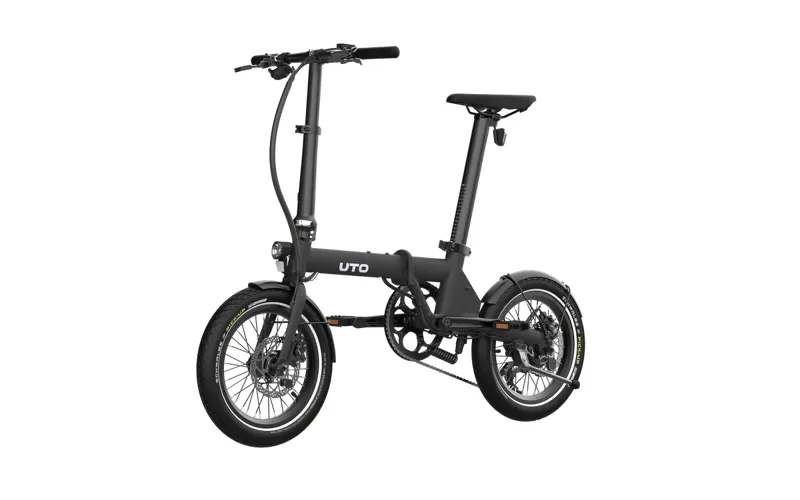  UTO Morning OG16 Electric Folding Bike 2027 in Onyx Black -3