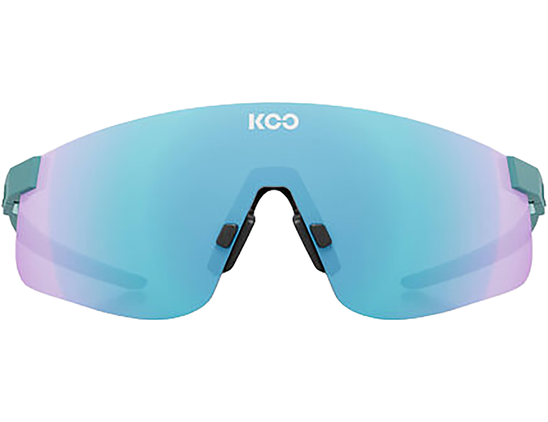 Koo Nova Sunglasses in Acqua Matt/Turquoise Mirror-1