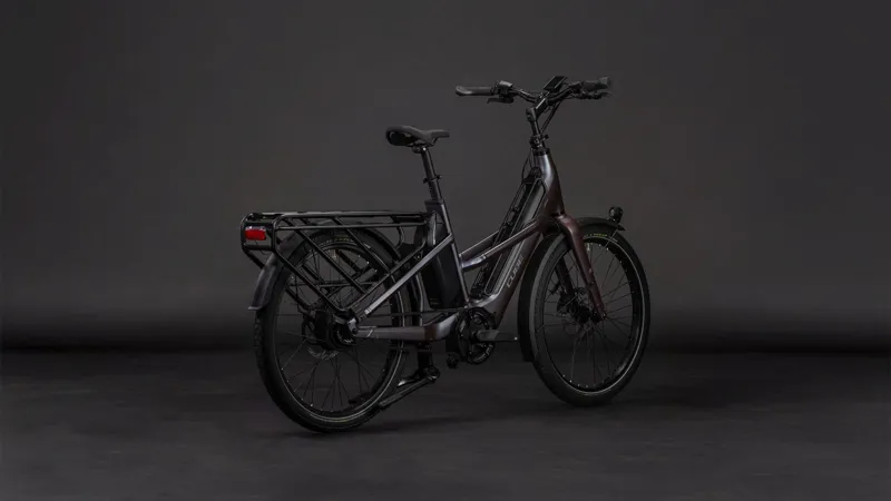 Cube Longtail Hybrid Comfort 800 Electric Cargo Bike 2026 in Mineralgrey/Reflex-7