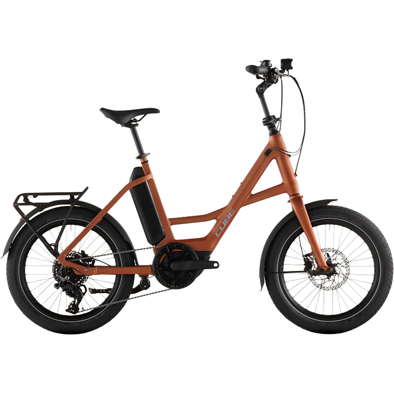 Balfes Bikes Cube Compact Hybrid 545 Electric Bike 2026 in Rustorage/Reflex | Free postage over £30, £10 off first order, price match & 0% finance.