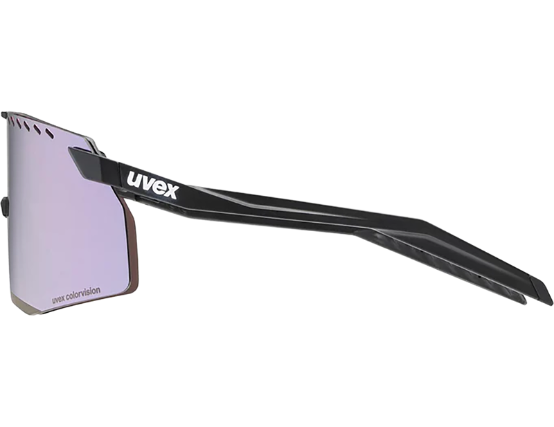 Uvex Pace Stage Cv Glasses in Black Mat/Mir.Pink-2