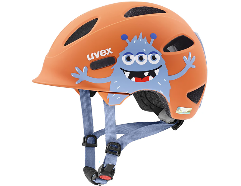 Uvex Oyo Kids Helmet in Monster Papaya Matt