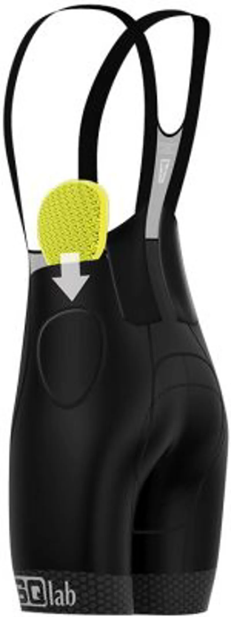 SQLAB ONE11 MTB BIB SHORT in Black-1