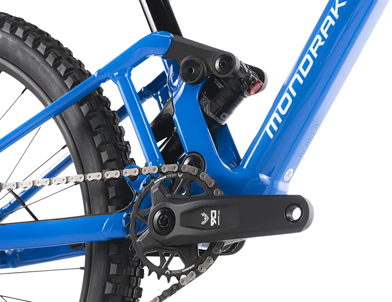 Mondraker F-TRICK Kid's 26 inch Wheel Full Suspension Mountain Bike 2027 in Carrera Blue/Black-2