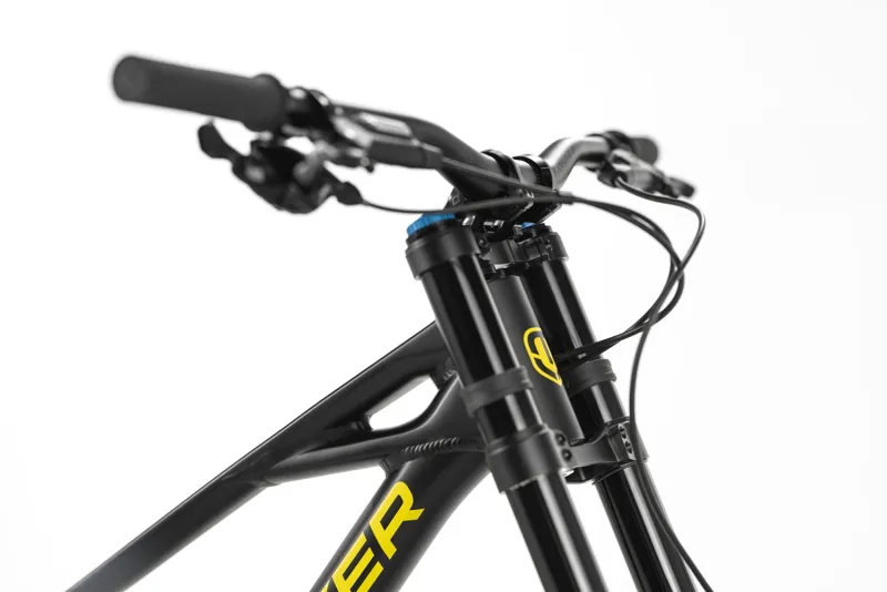 Mondraker SUMMUM R Mullet Full Suspension Downhill Mountain Bike 2027 in Fog Gray/Black/Yellow-3