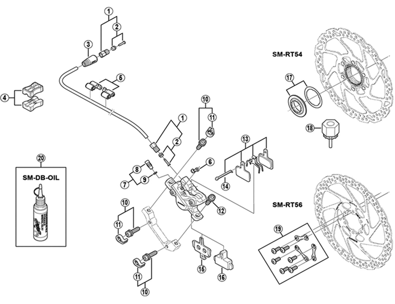 Balfes Bikes Shimano SHimano BR-M395 connecting bolt unit | Free postage over £30, £10 off first order, price match & 0% finance.